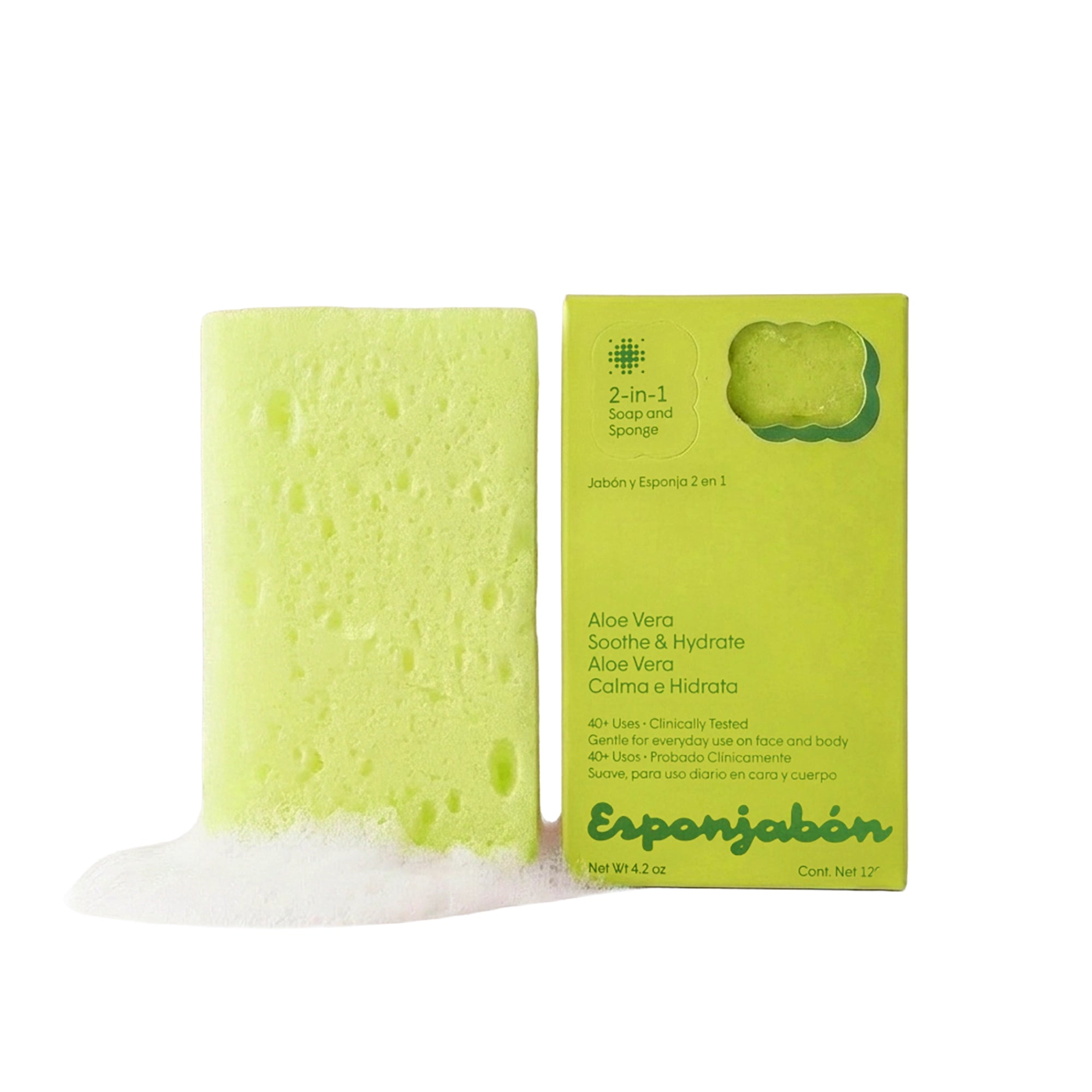 EsponJabon - Aloe Vera, Moisturizer - Soap Sponge by T.Taio