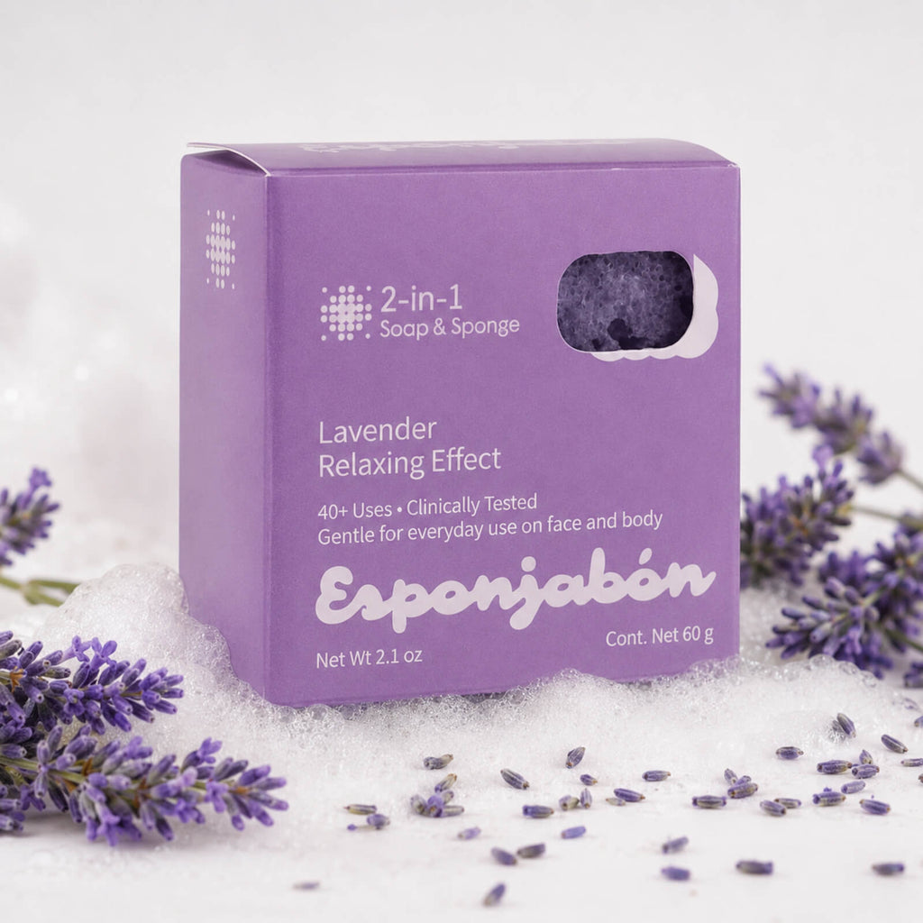 Mini Esponjabon Lavender, Relaxing Effect 