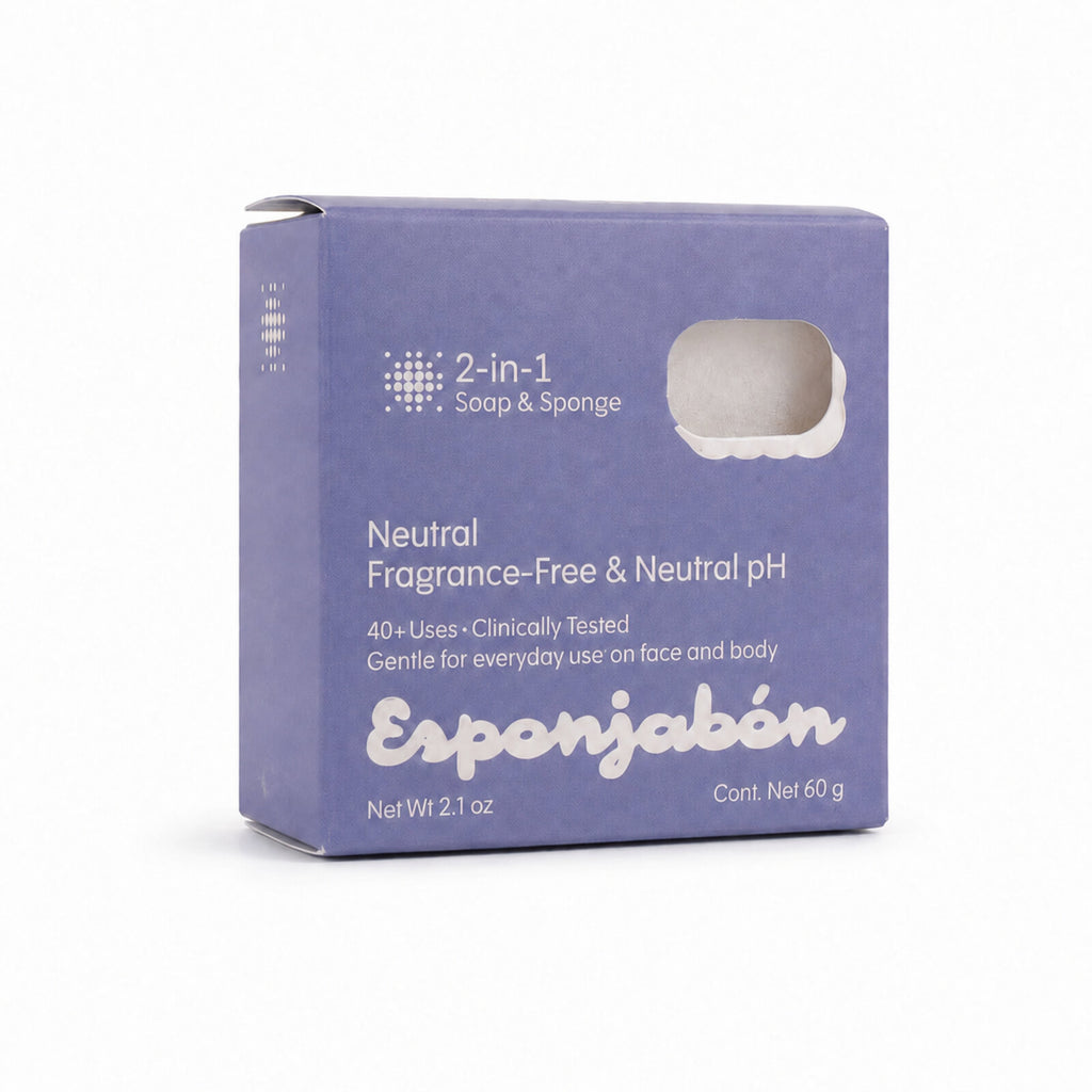 Mini Esponjabon Neutral Fragrance, Free + Neutral pH Neutro 
