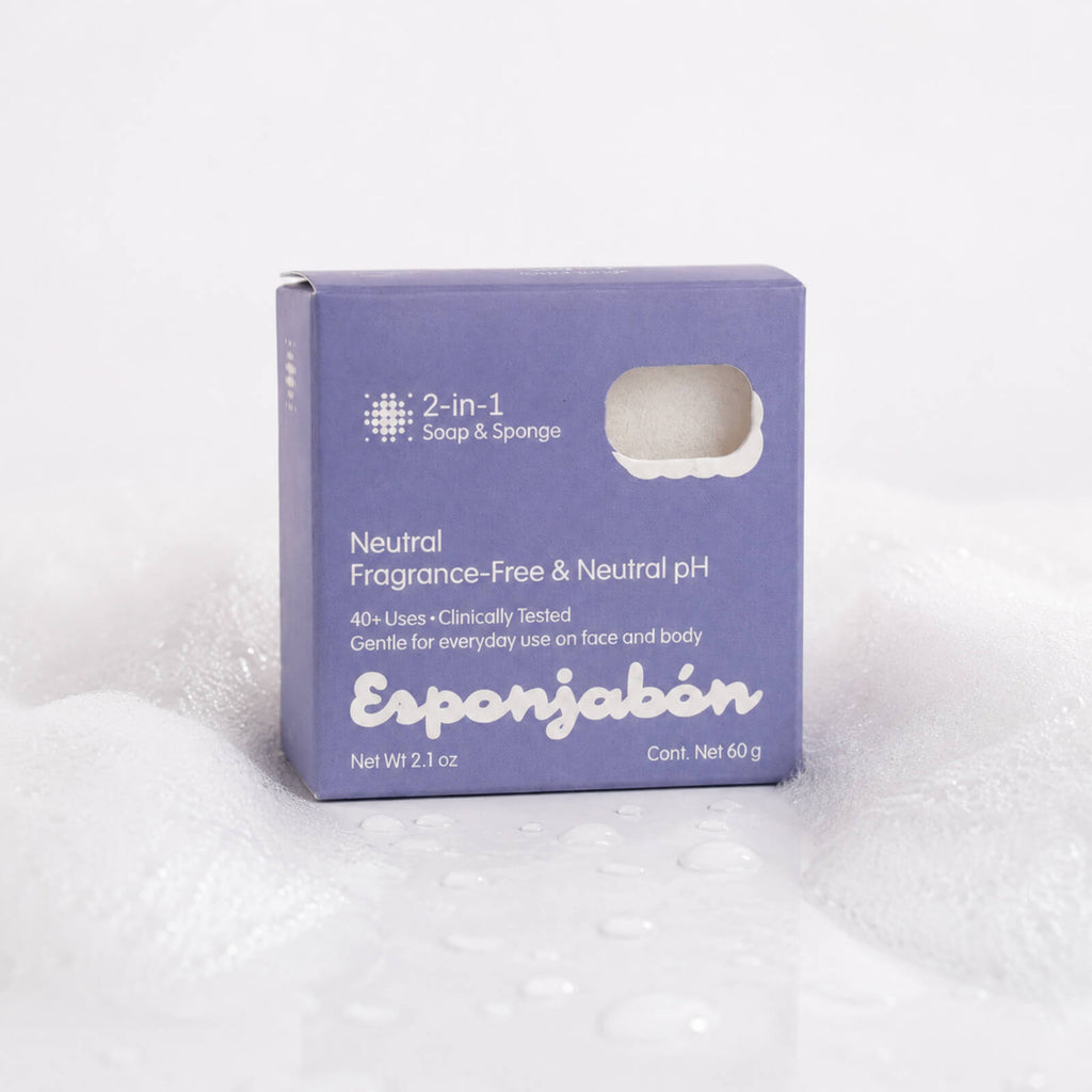 Mini Esponjabon Neutral Fragrance, Free + Neutral pH Neutro 