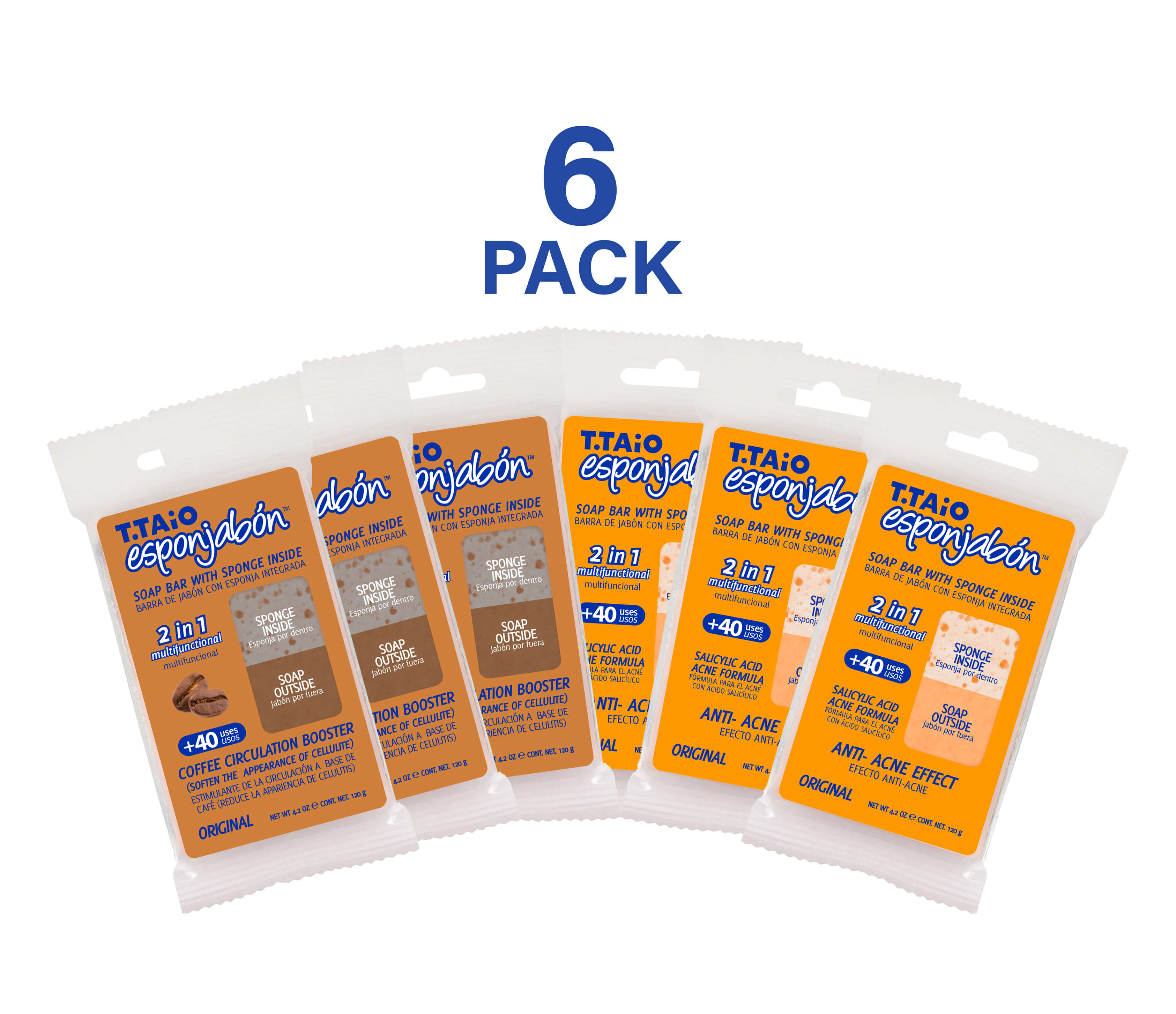 3 Anti-Acne Esponjabon
3 Coffee Esponjabon