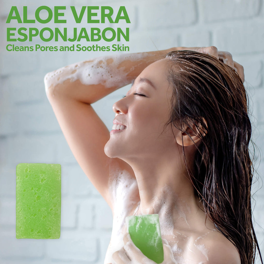 EsponJabon - Aloe Vera, Moisturizer - Soap Sponge by T.Taio