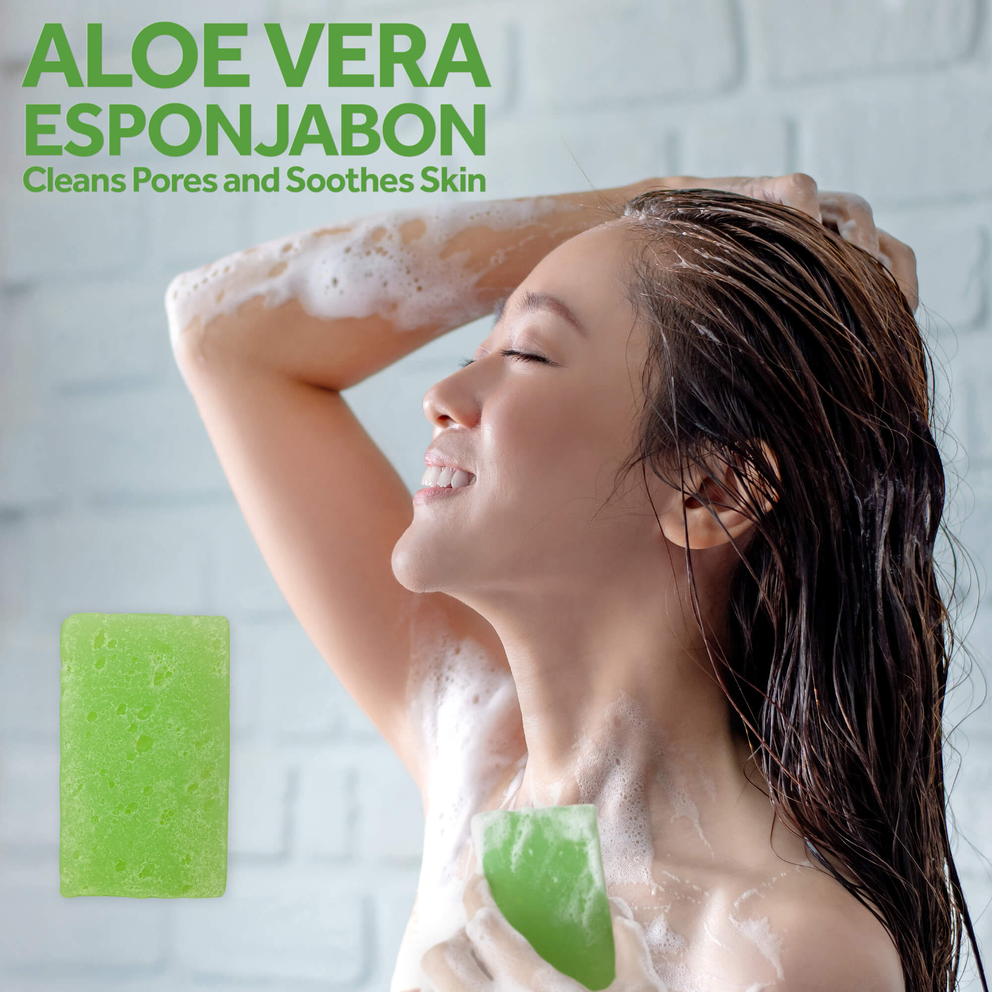 EsponJabon - Aloe Vera, Moisturizer - Soap Sponge by T.Taio