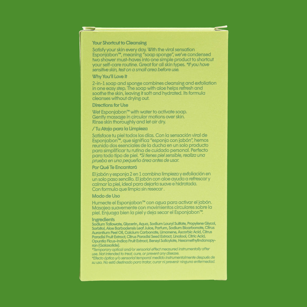 Esponjabon Aloe Vera - Moisturizing Effect