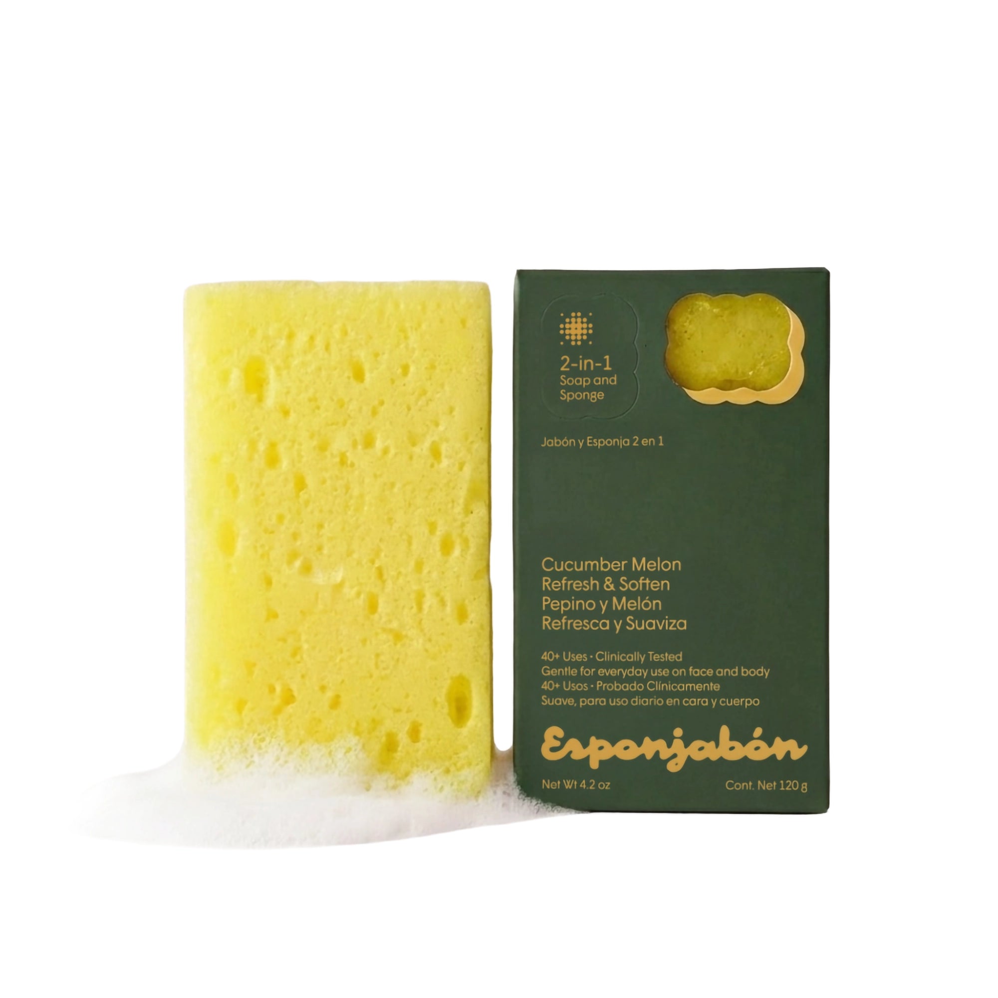 EsponJabon Cucumber with Melon, Hydrating Effect