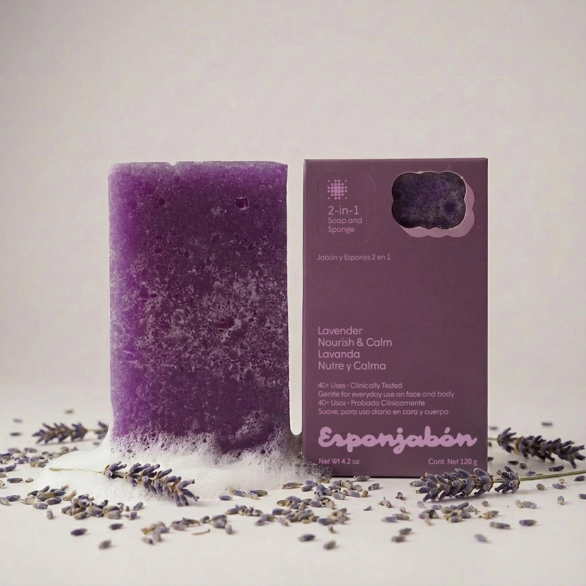 EsponJabon Lavender, Relaxing Effect
