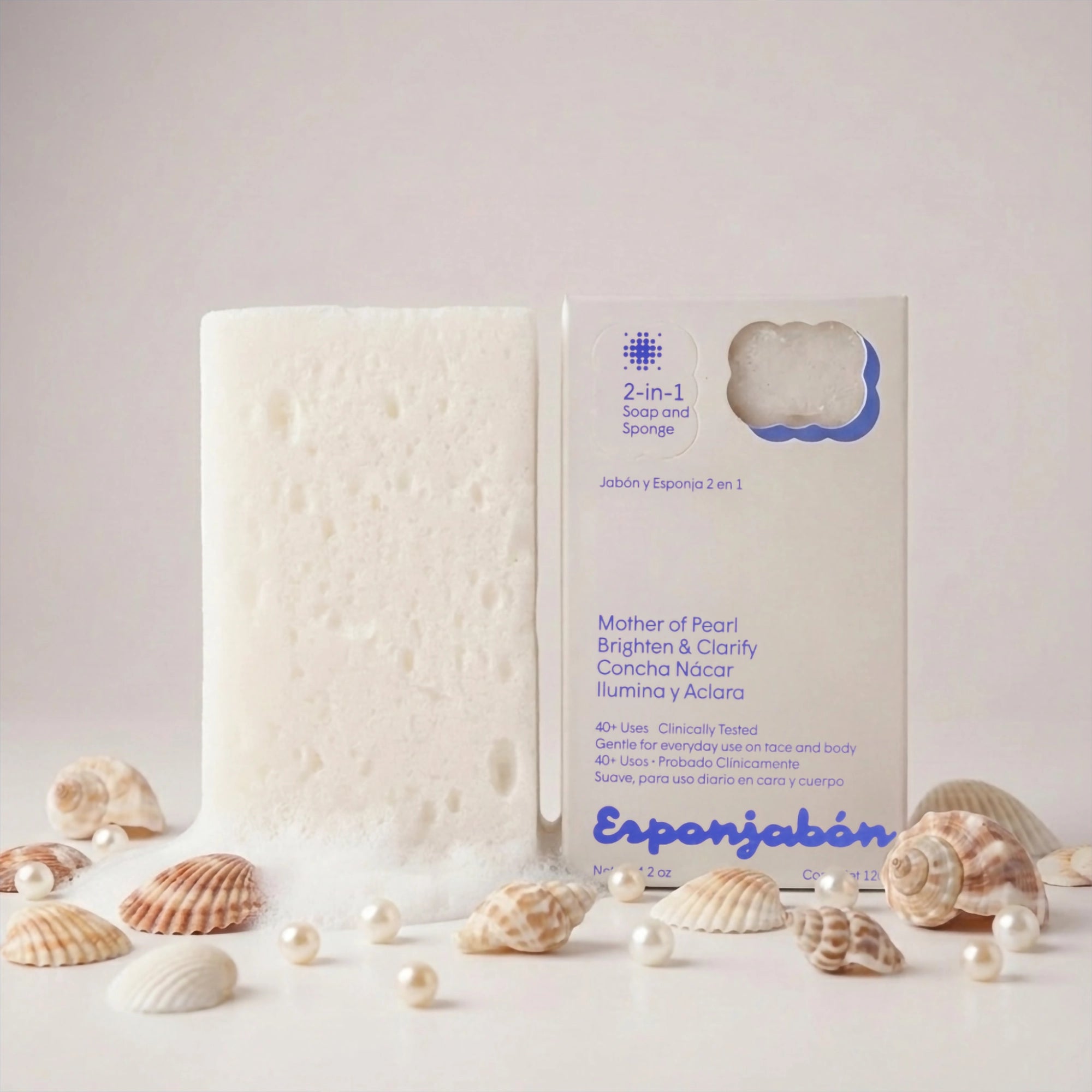 EsponJabon Mother of Pearl, Lightening Effect