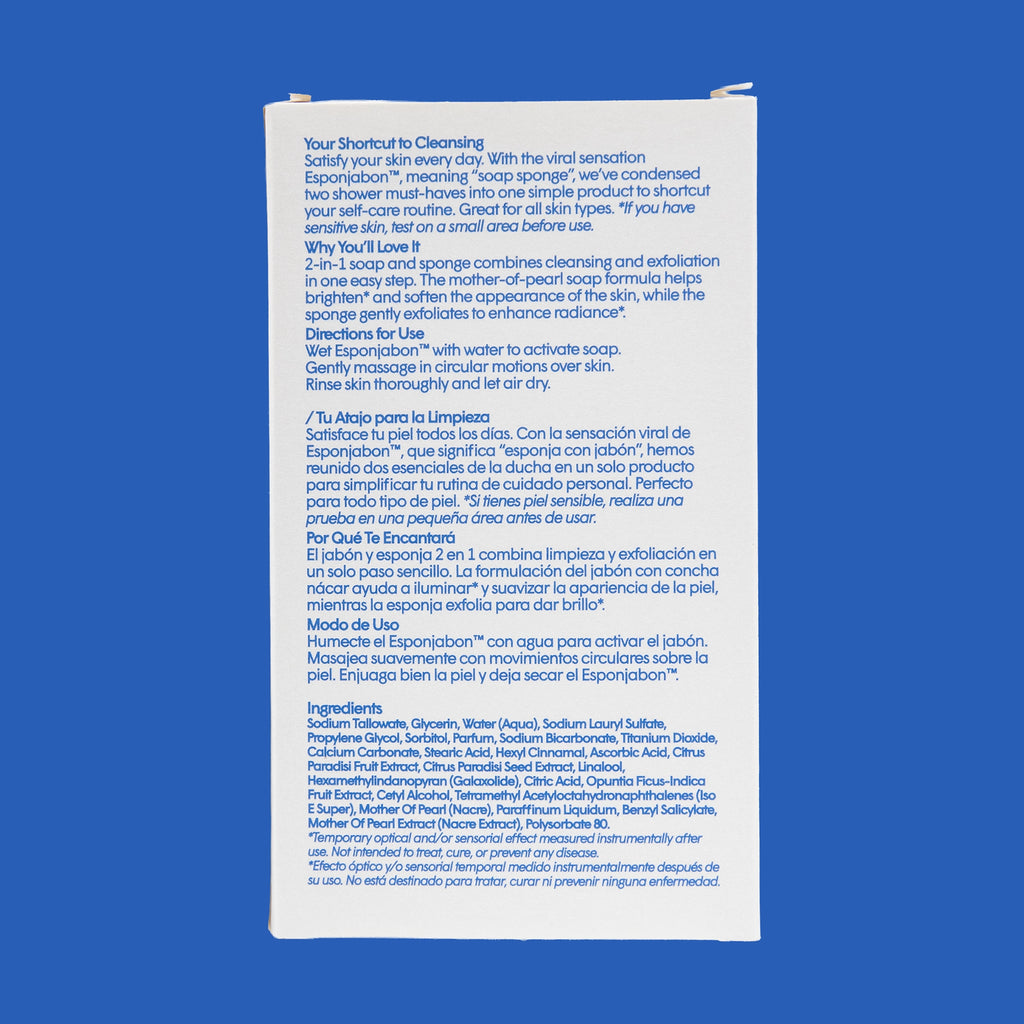 EsponJabon Mother of Pearl, Lightening Effect