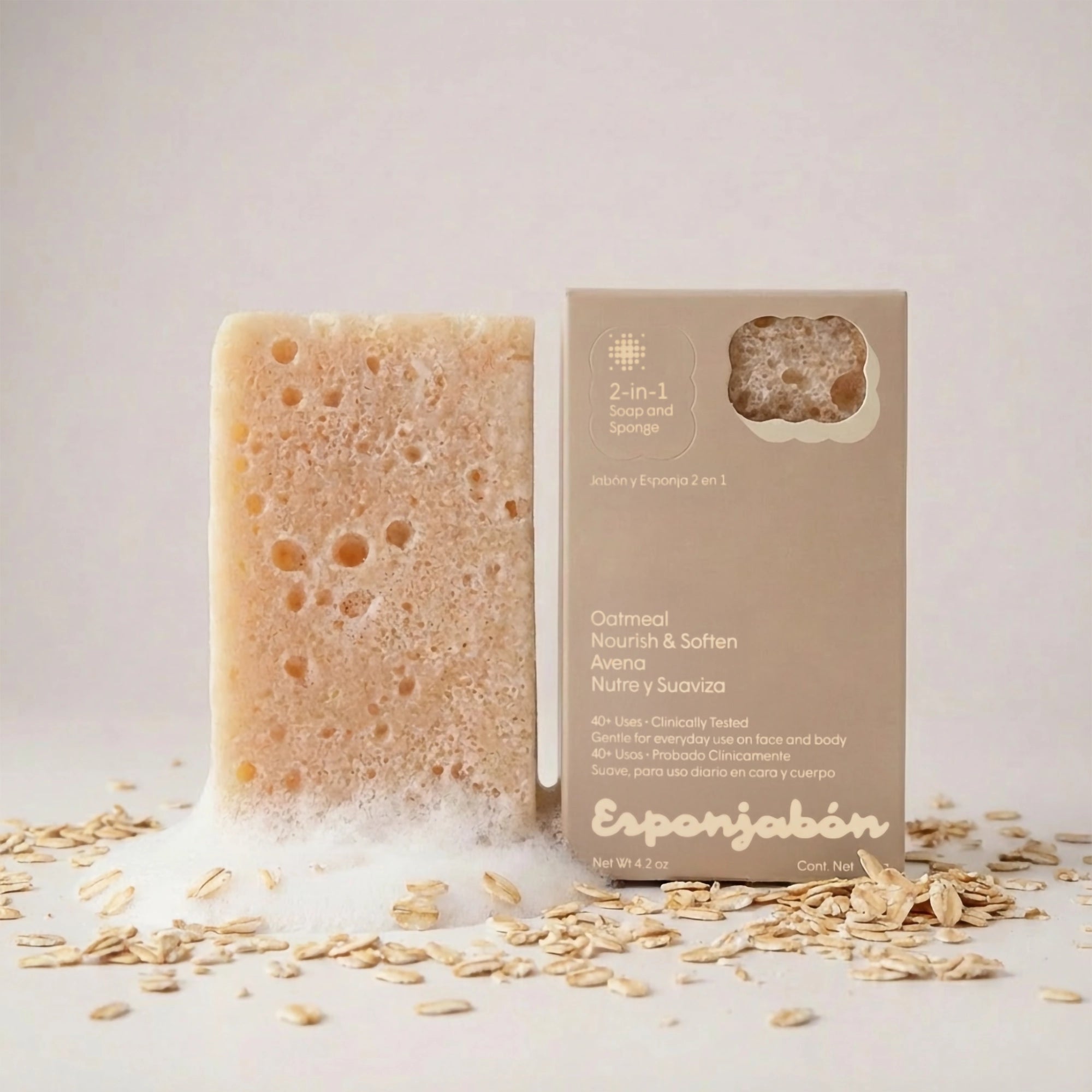 EsponJabon Oatmeal - Exfoliating Effect