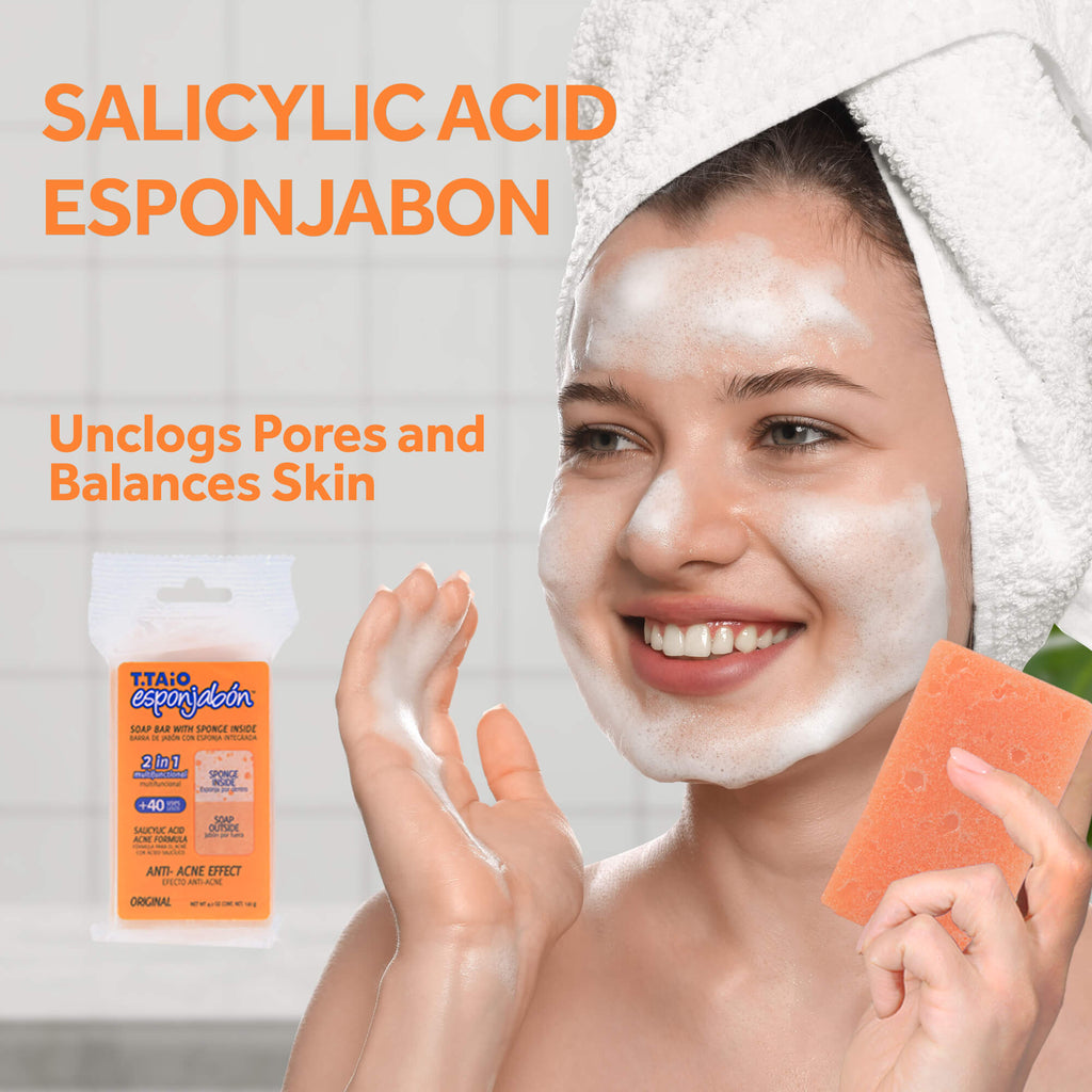 EsponJabon Salicylic Acid, Anti-Acne Effect by T.Taio