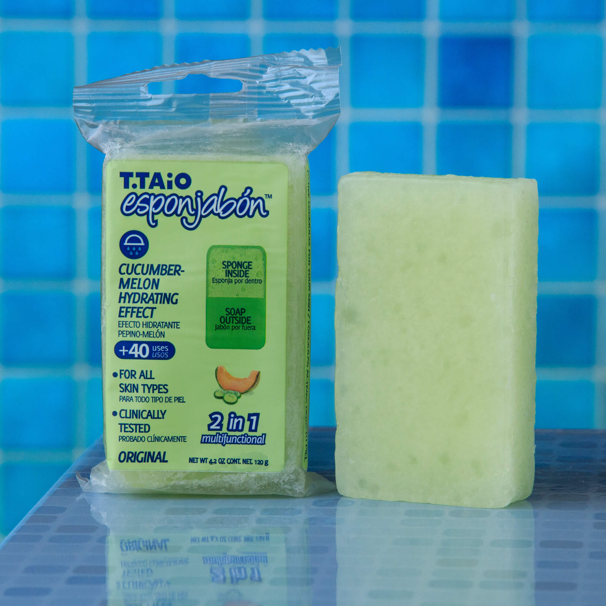 EsponJabon Cucumber with Melon, Moisturizer by T.Taio