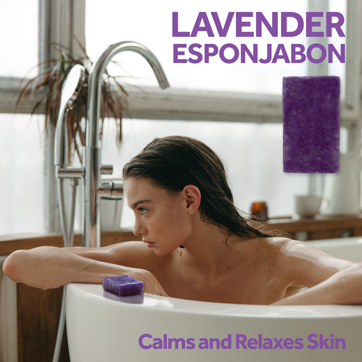 EsponJabon Lavender, Relaxing by T.Taio