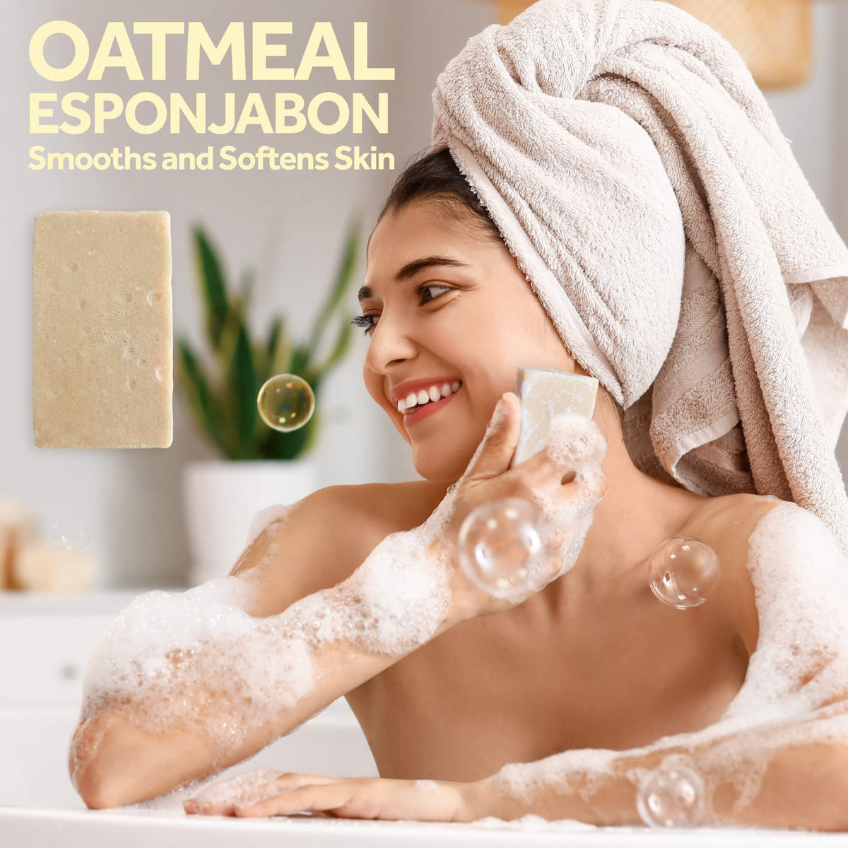 EsponJabon Oatmeal, Exfoliating by T.Taio