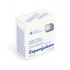Mini Esponjabón Mother of Pearl 2-in-1 soap sponge box, three-quarter view