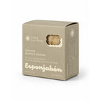 Mini Esponjabón Oatmeal 2-in-1 soap sponge box, angled view