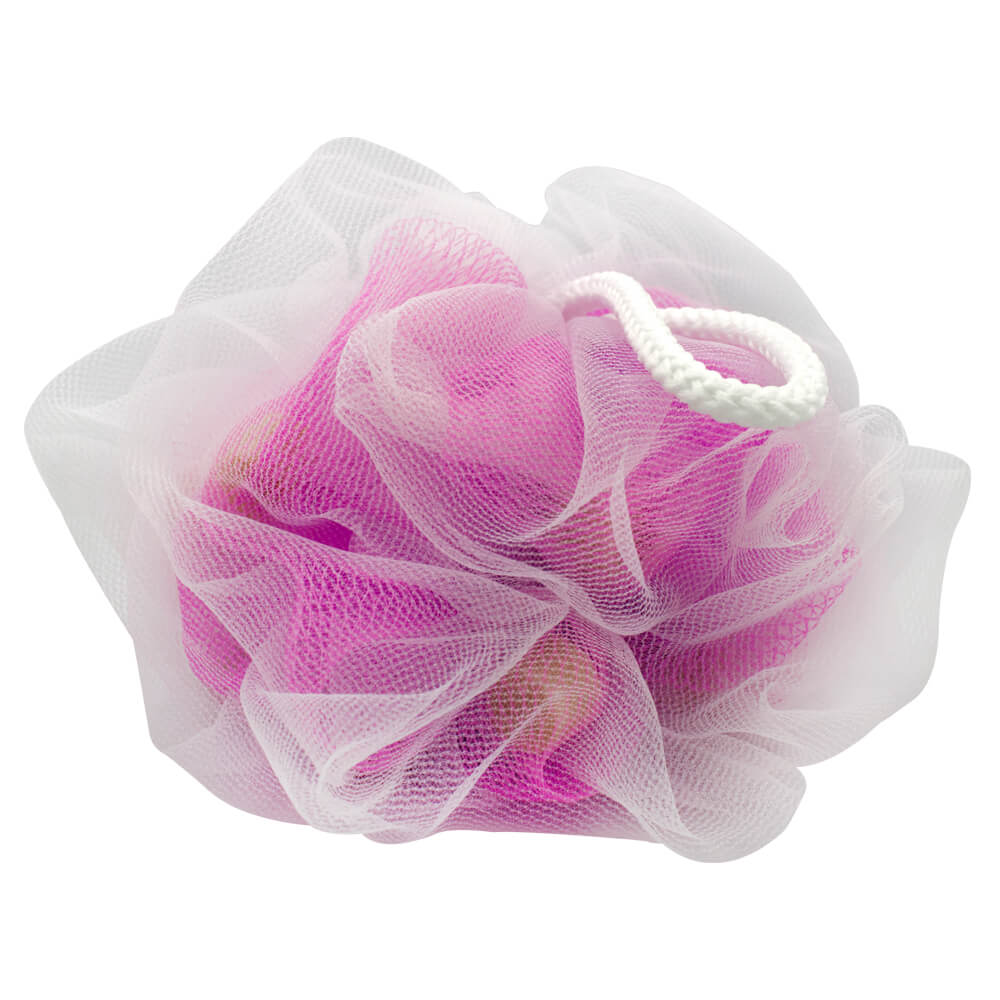 Bubblegum Scented Bath Pouf + Soap - Bath Time by Esponjabon